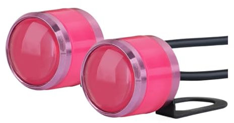 Moto Clignotants Lot De 2 Feux De Signalisation Stroboscopiques pour Moto, Lampe LED, Clignotant, Éclairage, 12 V, Vert, Jaune