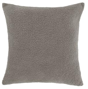 Sehlbach Kissen Bouclé Struktur, Taupe, 45 x 45 cm Kissen, Kuscheliges Design, Abnehmbarer Bezug, Vielseitig Kombinierbar, Elegante Note