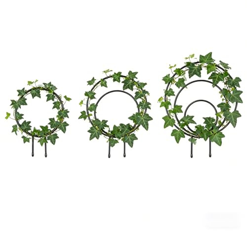 Enrejado para Plantas,3 Piezas Estructura Decorativa | Estructura para Plantas Escaladoras - para Jardinería Familiar en Hogar e Interior Exterior y Jardín