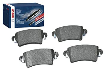 Bosch BP391 - Plaquettes de Frein Arrière pour Voiture - Qualité Bosch - Réduction du Bruit et de la Poussière - Certifié ECE-R90 - Sans Cuivre - Jeu de 4 Plaquettes - Avec Accessoires