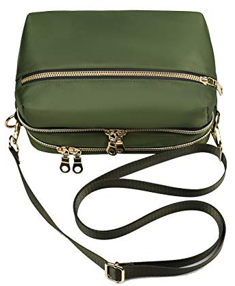 YANAIER Umhängetasche Damen Klein Leichte Crossbody Schultertasche | mit 4 Fächern, Wasserdicht Nylon, Crossbody Bag für Frauen und Mädchen, für Reise, Einkaufen, Alltag