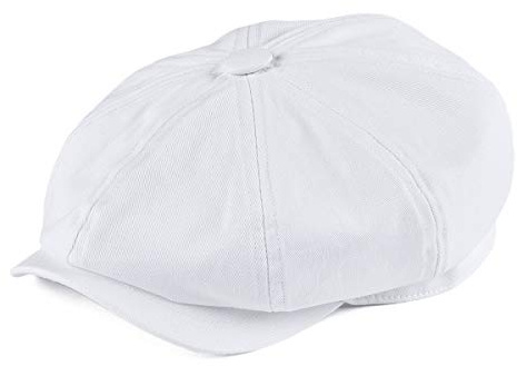 BOTVELA Herren Newsboy Flat Cap 100% Baumwolle Gatsby Ivy Golf Cabbie Hat