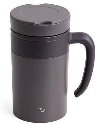 ZOJIRUSHI Stainless Tea Tumbler, 16-Ounce, Brown