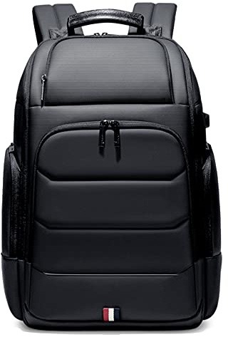 Abbcoert Mochila Portatil Hombre Impermeable Mochila para Ordenador Portátil 17.3 Pulgadas Mochila Ejecutivo con Ranura USB para Trabajo Empresarial Profesional Viajar Universidad Colegio