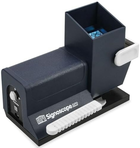 Safe 9901 Signoscope PRO Optisch-elektronischer Wasserzeichenfinder und Prüfgerät für Briefmarken | Die Neue Generation - für stark verbesserte Ergebnisse!