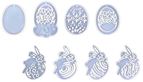 SOIMISS 8stücke Silikonform Für Schlüsselanhänger Hase Diy Frühlings-schlüsselanhängerform Frühlingsanhängerform Zum Selbermachen Von Hängedeko