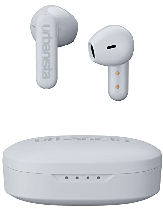 Urbanista Copenhagen True Wireless In Ear Kopfhörer Bluetooth 5.2, Touch-Bedienung Earbuds & Noise Cancelling Mikrofon, 32 Std. Spielzeit, USB C Ladecase, IPX4 Wasserabweisend, Reinweiß