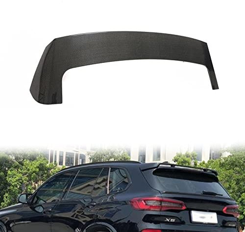 WOHOOD Accesorios ala del Alerón del Techo Trasero del Coche para B&M&W X5 G05 2019-2022 ABS Plástico Puerta Trasera Ventana Solapa Embellecedor Tapa del Maletero Superior Divisor Labio