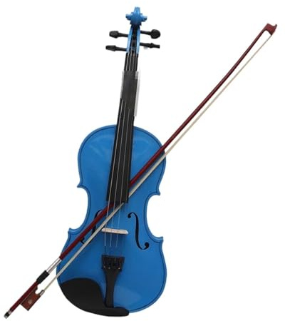 strumento violino Violino 4/4 Set Di Violini In Legno Massello Con Custodia Accessori Strumenti A Corda Professionali Violino Per Esercitarsi (Color : Blue set)
