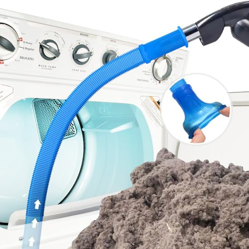 Sealegend Dryer Vent Cleaner Kit Vacuum Hose Attachment Compatible with Most Vacuum Cleaners Fast Lint Remover Cleaning Accessories