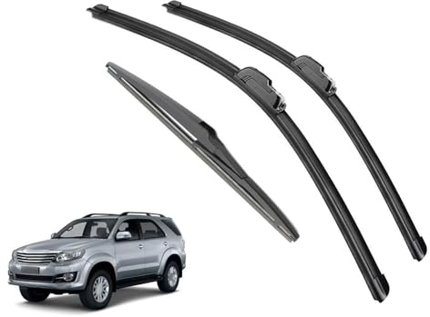Car Front Rear Wiper Blades Brushes Cutter Accessories J Hook For Toyota For Fortuner AN50 AN60 2004-2015 Windshield Wiper