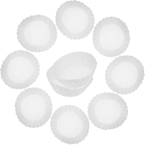 SHOWERORO 50pcs Basque Oil Paper Baking Liner for Cake Cases Cupcake Baking Paper