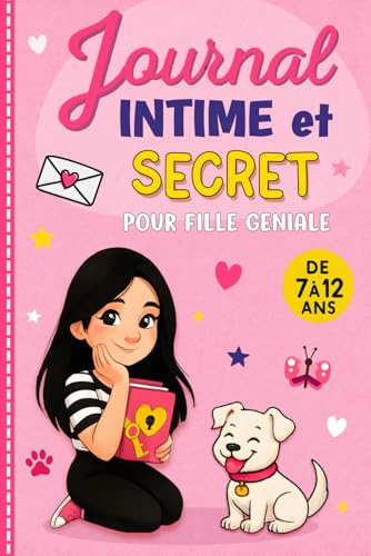 Journal Intime et secret pour fille géniale de 7 à 12 ans: Carnet à compléter par l'écriture, coloriages inspirants et gratitude pour développer confiance, créativité et amitié