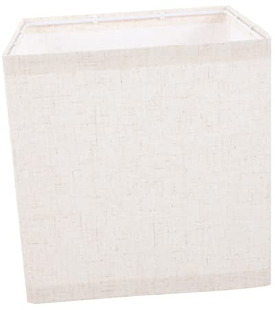 KONTONTY Abat-jour carré en tissu - Design moderne - Amovible - Pour lampe de table, lampadaire et suspension - Pour chambre à coucher et salon