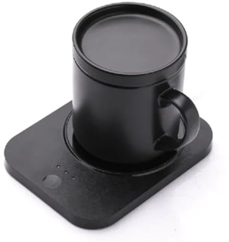 Myhoomowe Calentador de Tazas USB para Café, Leche, Té, Agua, Calentador de Tazas, Posavasos Calefactor de Temperatura de 3 Velocidades para el Hogar, Oficina, Invierno