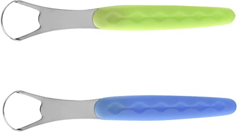 PACKOVE 2sets Raschietto Per Lingua Portatile Puliscilingua Per Uso Raschietto Per Lingua Pratico Strumento Per Pulizia Della