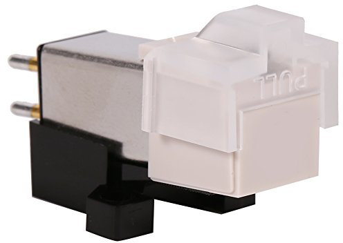 HERCHR Magnetic Cartridge, Turntable Needle Replacement, 1pc Record Player Phonograph Needle Pickup Stylus Moving Magnet Cartridge with Mounting Screws