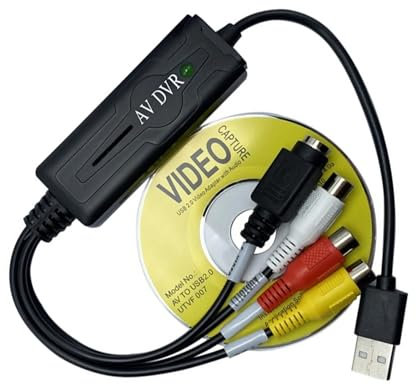 XAGMODSHN USB 2.0 Video Captures Card Device USB 2.0 Transfer Record Grabbers Live Streaming Device Converters For Gaming Video