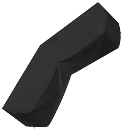 TOYZFRIENDY Housse De Canapé Pour Mobilier De Patio Tissu Oxford Protection Anti-intempéries Et Vent Pour Canapé Sectionnel Extérieur