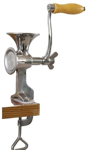 1pc Hand Crank Grain Mill Table Clamp Manual for Coffee Stainless Steel for Corn, Herbs, Wheat