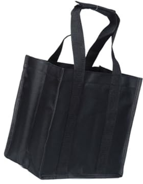 ZwaitL Verdickte Geschenktasche aus Oxford-Stoff, wiederverwendbare Getränketräger, mehrere Fächer für Weinflaschen, Urlaub und den täglichen Gebrauch, Oxford-Stoff, Weinflaschentasche, 6 Quadrate