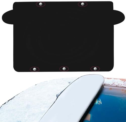 Générique Housse Pare-Brise Neige pour Voiture - Protection Magnétique Anti-Givre - Bache Pliable Renforcée pour Intempéries Soleil Pluie Givre Glace