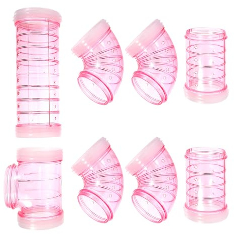 Gadpiparty Tunnel Labyrinthe pour Hamsters et Rats, Tube Externe en Plastique Solide, Taille Moyenne, Usage DIY pour Cage Extérieure, Accessoires pour Petits Animaux de Compagnie, Hamsters