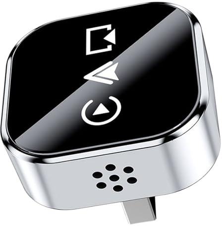 Car Screen Mirroring Device – Wireless Wired Connection Adapter, Mirror Phone to Vehicle Display, Stream Movies, Easy Plug and Play Setup, Compatible with iOS, Convenient Travel Entertainment