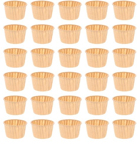 Angoily 100 Caissettes en Papier Sulfurisé Anti-Huile pour Cupcakes Moules à Gâteaux Écologiques Taille Standard Lot de 100 Pièces pour Cuisson Démoulage Facile Utilisation
