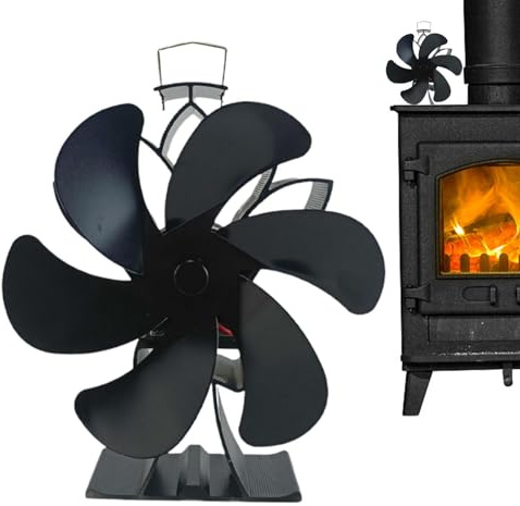 Ventilateur de Poêle Alimenté par la Chaleur,Ventilateur de Poêle à Bois Alimenté par la Chaleur, de chaleur silencieux | de poêle, ventilateur thermique, ventilateur de cheminé
