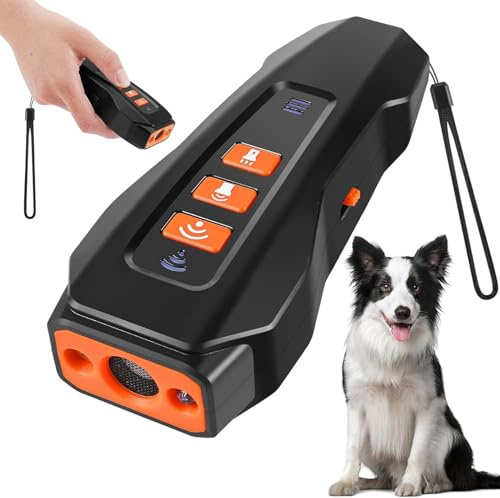 kacylzom Antibell für Hunde - Ultraschall Hundegebell Stopper mit 3 Einstellbaren Frequenzen 30 Fuß Reichweite Anti Bell Gerät Hunde Bellstopp Anti Bellen Funktion für Innen & Außengebrauch