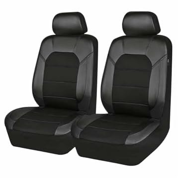 PWSVRDIQC Car Front Seat Covers, for Jaguar XF (X250) 2008 2009 2010 2011 2012 2013 2014 2015 Breathable Comfortable Decorative Waterproof Non-Slip Dirt-Resistant Seat Protector Accessories