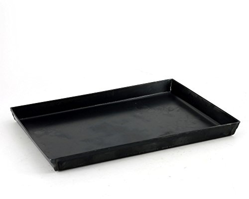 Pentole Agnelli Pasticceria e Pizza Teglia Rettangolare in Lamiera Blu, Blu, 35 x 28 cm