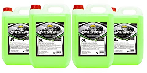 ABC Cleaners RV16LLB SET4 ScheibenReiniger Arom Apfel 5L, Apfelgrün, 4 UDS, Set of 4