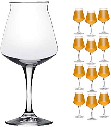 Rastal - Set 12 Calici Universali da Degustazione Birra - TEKU 3.0 - capacità 42,5 cl. (14,8 Imp.FL.oz.) - 12 pz.