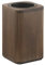 Gedy 13X8X8 CM G-Dafne Bagno Color Noce, Misure e Peso 0,236 kg, Porta spazzolino in bambù, Acciaio, resine, Design R&S, 2 Anni di Garanzia, Marrone