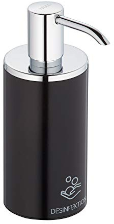 Keuco Dispensador de desinfectantes (250 ml, rellenable), color cromado y negro