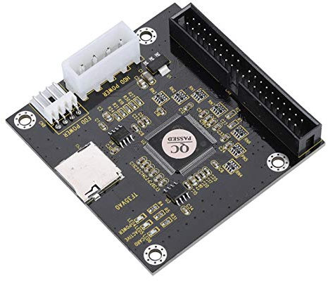 Niiyen Adaptador SD a IDE, SD a 3.5in IDE Tarjeta de Memoria SD/SDHC/SDXC/MMC a IDE 40Pin Adaptador Macho, SD Sdhc Sdxc Mmc Card a IDE 40p Tarjeta adaptadora de Interfaz Macho de 3.5 Pulgadas