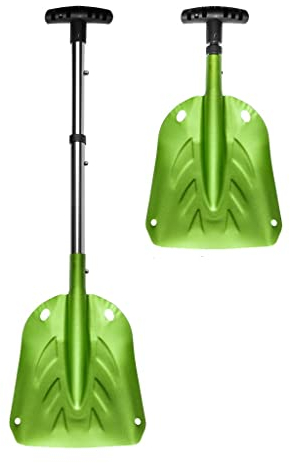 SKINSTAR Lawinenschaufel Alu Schnee Tourenski Snowboard Outdoor Schaufel 3-teilig