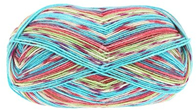 MEILENWEIT 100g Fiocco 7842 - gelb/grün/rot