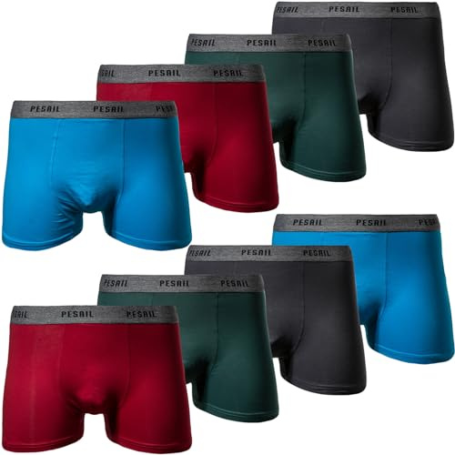 Pesail 8er Pack Jungen Boxershorts Gr. 158, 164, 170 Kinder Unterwäsche Retroshorts Unterhose