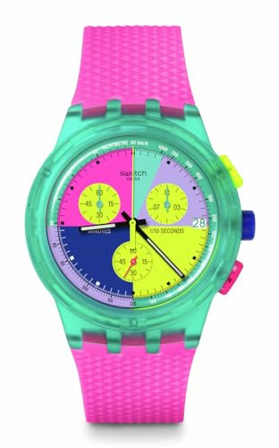 Swatch Armbanduhr SUSG408, Mehrfarbig, Neon, Mehrfarbig, Neonfarben
