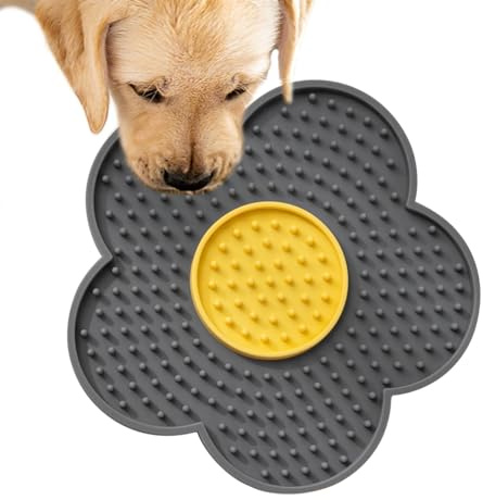 Holdes - Alfombra de lamer para, Alfombra para lamer para Perros, Alfombra de alimentación Lenta para Perros y, Alfombra de lamer Antideslizante para el aburrimiento, Juguetes para