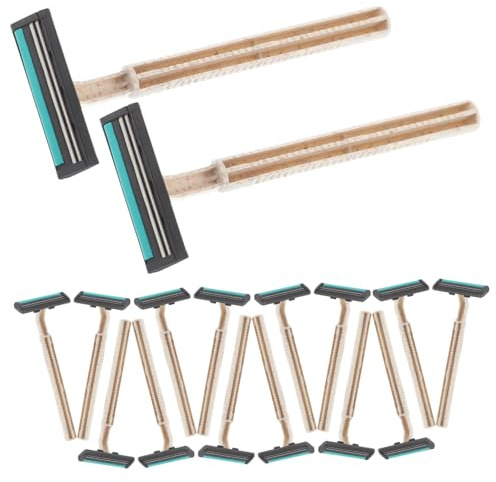 FRCOLOR 20 Sätze Rasierschaum für Rasierer Bart-Rasierer Reiserasierer Rasierer für Männer frauen rasierer Haarschneider für den Körper Haarschneider für den Arm Metall Beige