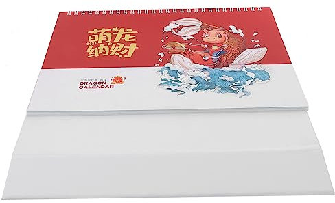 Generisch Tischkalender 2024 Tischkalender Stehend Magnetischer Whiteboard- Für Die Wand Mini-süßer Schreibtisch-fliping- Großer Büro Papier