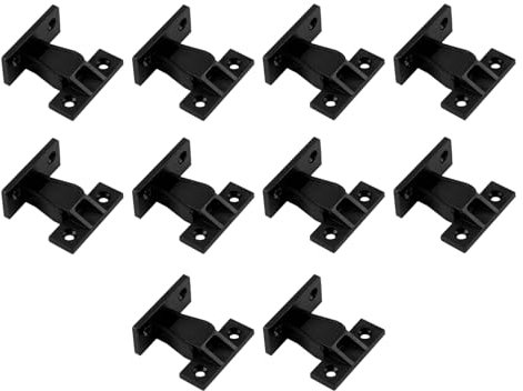 10 Pairs keku Push in Panel Clips Kitchen Press Fit Plinth Fasteners ABS Push Fittings, Fitting Furniture Panel Board Connector for Kitchen Cabinets Wardrobe Bed Table