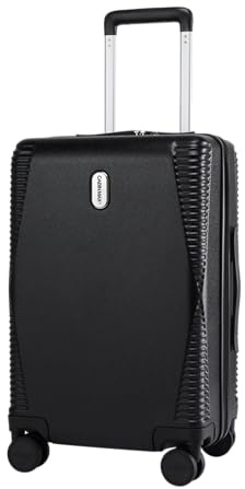 Cabin Max Santa Cruz Valise Bagage à Main 55x35x25 cm – Valise Rigide légère avec 4 roulettes, Serrure TSA et Compartiment Humide – Chariot de Cabine Compatible avec KLM, Air France, Transavia