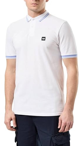 Weekend Offender Levanto Poloshirt Herren Weiß/Kornblumenblau, XL