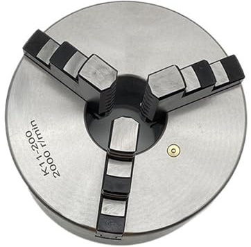 EVBELGBPZ Mandrin de Tour à 3 Mors 200 mm Mandrin de Tour à centrage Automatique K11-200(K11-200 Front Mount)
