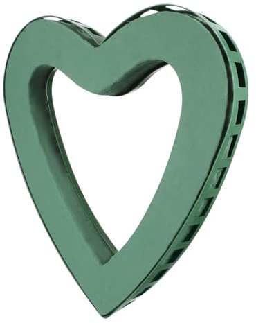 Gatuida Portafiori a Forma di Cuore Ventosa Schiuma per Composizioni Decorazioni Auto Matrimonio 41 Cm Materiale Plastico Durevole